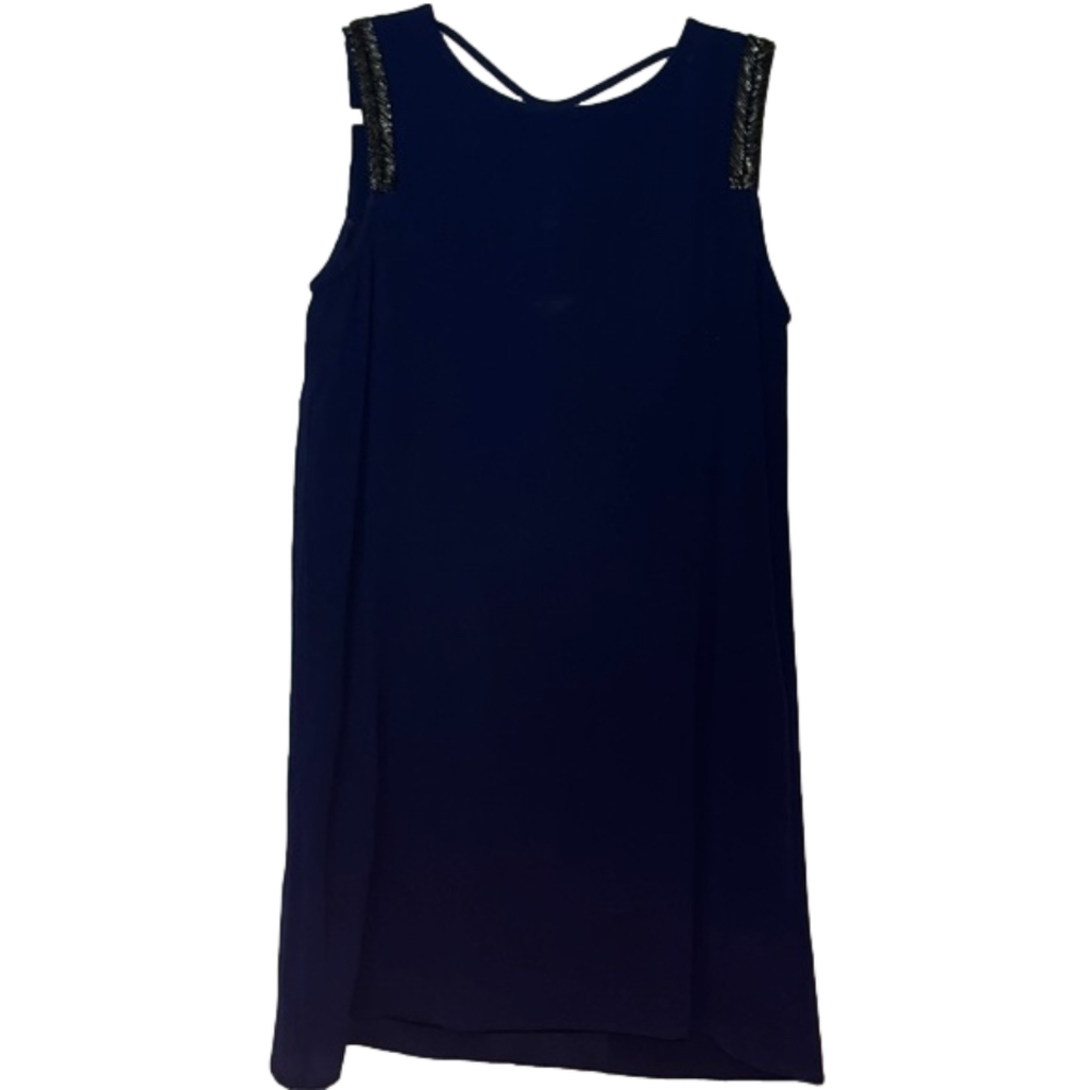 Navy beaded dress